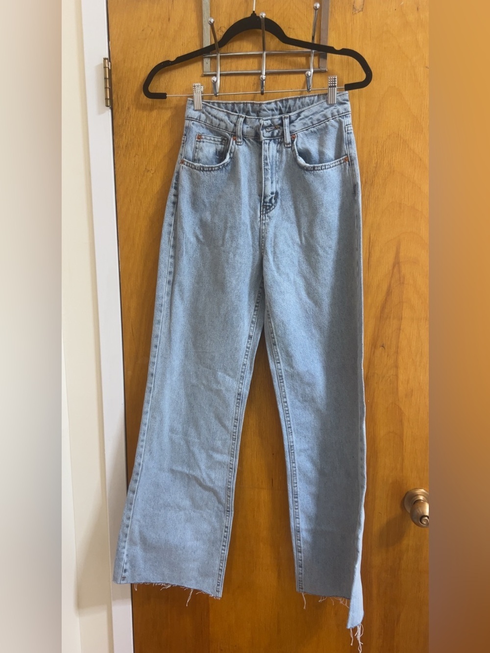 Classic High-Rise Wide-Leg Women’s Jeans - Light Blue Size XS BNWT